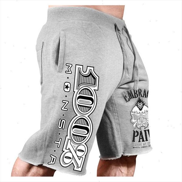 

2019 new men gyms fitness loose shorts bodybuilding joggers summer short pants male casual beach brand sweatpants, White;black