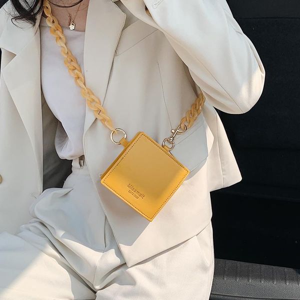 

mini shoulder bagkorean style women's bagfashion design thick chain female crossbodyhandbags coin purse2020 bags for women