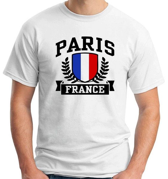

спорт 2019 горячие продажи 100% хлопка рубашка t-shirt париж франция tee shirt