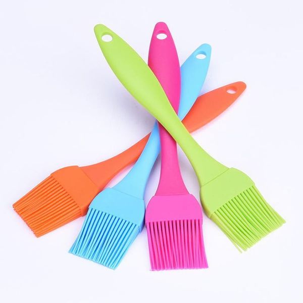 

tools & accessories grill oil brushes tool heat resisting silicone cleaning basting brush barbecue cooking for kitchen1