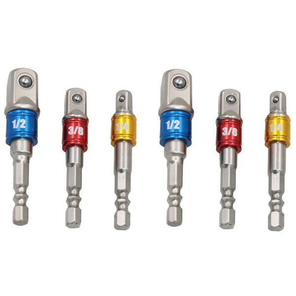 

гнездо бит адаптер дрель nut driver питания удлинитель 6шт 1/4 \ '' 3/8 \ '' 1/2