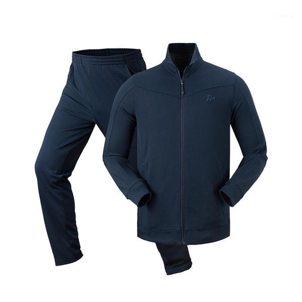

gym clothing spring and autumn quality navy blue hiking jacket men women sports climbing pants quick-dry breathable moisture wicking suit1, White;black