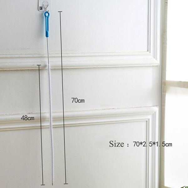 

kitchen bathroom sewer cleaning brush sink tub toilet home bendable dredge pipe snake brush tools h jllhym