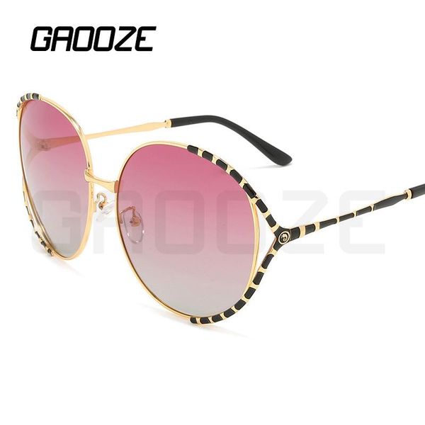 

sunglasses gaooze polarized women round sun glasses for driving trending products 2021 vintage female oculos lxd178, White;black