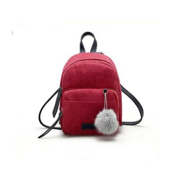 

2020 women backpack corduroy design school backpacks for teenage girls school bag striped rucksack travel bags soulder bag
