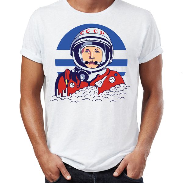 

men's t shirt first man in space yuri gagarin awesome artwork drawing printed tee sport hooded sweatshirt hoodie
