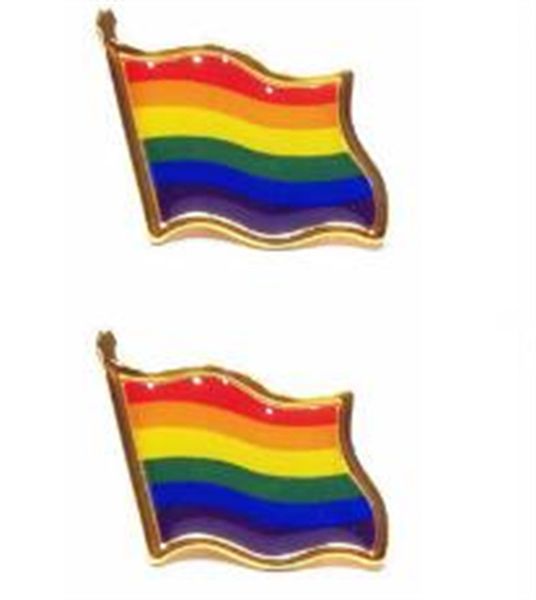 

irons material brooch festival party butterfly button badge dropping glue rainbow flag clothing collar badges new arrival 0 55bt l1