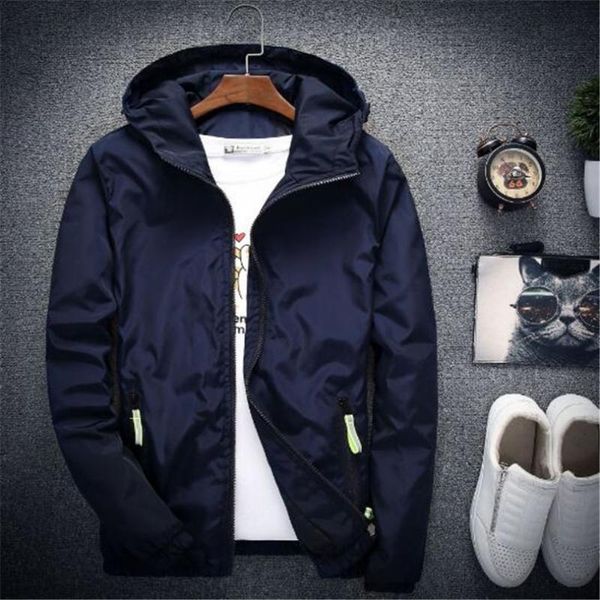 

bomber jackets men casual hooded spring autumn hip hop plus size windbreaker sportswear zipper jacket coat outwear 6xl 7xl blusa, Black;brown