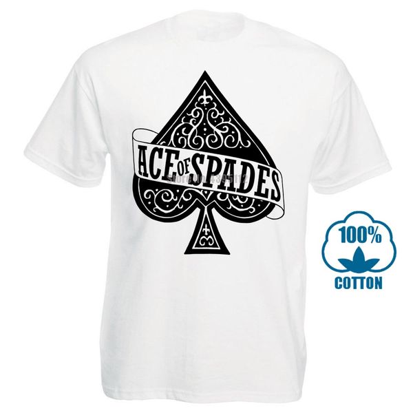 

мужчины футболка great качество funny man gift ace of spades шелкографической tribute тенниска спорта с капюшоном hoodie
