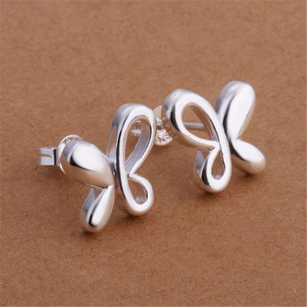 

wholesale charm women silver color stud earrings selling fashion jewelry wholesale charm simple spring h bbyrgz, Golden