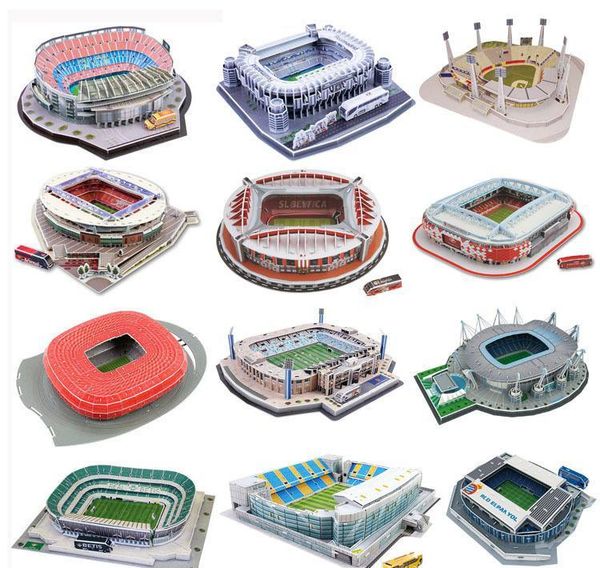 

stadium puzzle playground 3d model classic european jigsaw puzzle world children toys diy football soccer for building assembled wmtgv