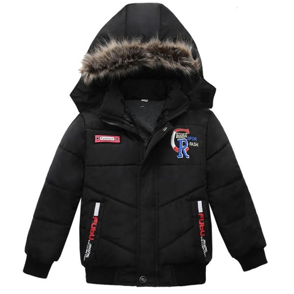 

baby boys coat winter jacket for boys fashion hoodies children coat boys clothes jackets warm outerwear for kids clothes 201109, Blue;gray