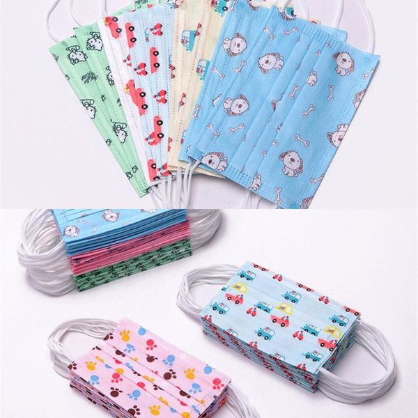 

girls respirator boys kids child non-woven disposable cartoon mouth mask anti pollution brxhr6 lr4x bb5b