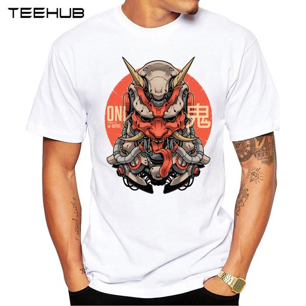 

teehub new cool men's fashion oni mecha design t-shirt short sleeve o-neck hipster tee sport hooded sweatshirt hoodie
