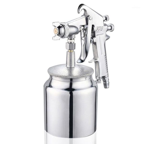 

f75 400ml pneumatic spray gun airbrush sprayer alloy painting atomizer airbrush tool with hopper for cars furniture1