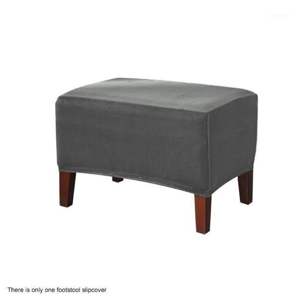 

living room furniture protector footstool slipcover ottoman cover dirt resistant dustproof soft elastic foot rest accessories1
