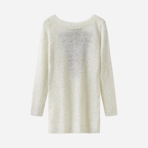 

marwin 2020 new coming o neck loose thick high street style leopard sweaters warm soft female winter long sweaters bbyqsy, White;black