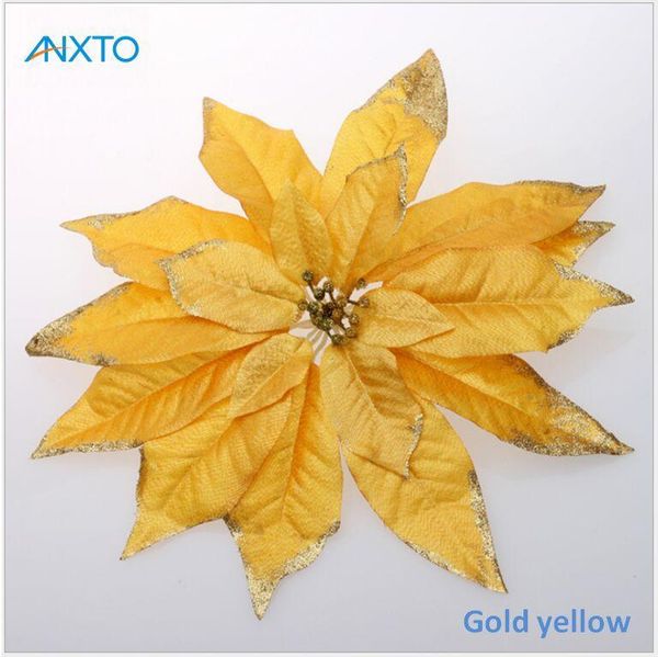 

christmas decorations 30cm flowers xmas ornament tree decoration festival party home bowknots baubles year 5 colors1