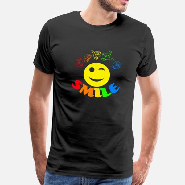

smile smiley face asl designers graphic t shirt comic breathable custom tracksuit hoodie sweatshirt