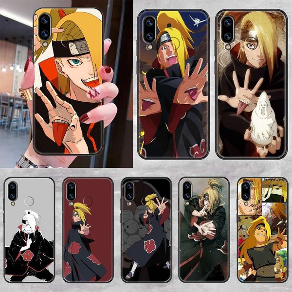 

deilara huawei mobile phone case, black case, with akatsuki naruto 3d painting, in recognition of 67891010i 20 a c x lite pro play4fre
