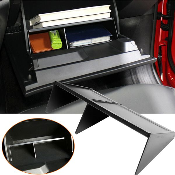 ABS Black Copilot Storage Box Divisher Plate para Jeep Renegade 2016 UP Acessórios internos automáticos211E