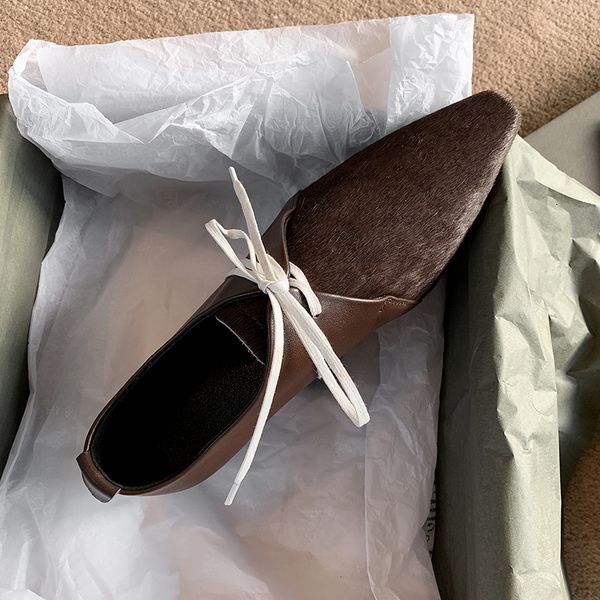 

female pumps 2021 22-25cm + mane head moccasins woman soft comfortable red shoes 1 45d2, Black