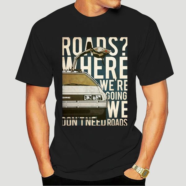 

back to the future funny roads where we're going short sleeve graphic tees plus size 3550a sport hooded sweatshirt hoodie t shirt