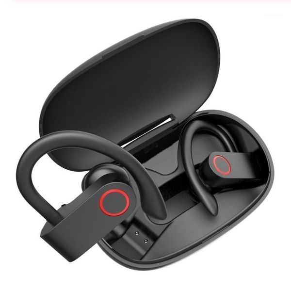 

new bluetooth true wireless 8 hours music bluetooth 5.0 wireless earphone waterproof sport headphone1