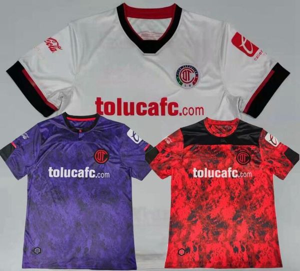 

liga mx 2020 2021 mexico deportivo soccer jerseys toluca home away 3rd 20 21 football shirt s-2xl, Black;yellow