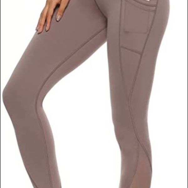 

four way elastic leggings with two pockets, Black