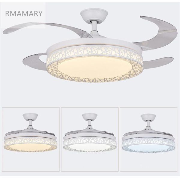 

remote control led bird's nest w ceiling fan lights fixtures good-quality invisible fan light 220v 42inch ceiling light fans1