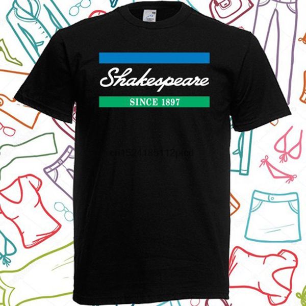 

new shakespeare since 1987 fishing logo mens black size s m l xl 2xl 3xl hoodie designers t shirts sweatshirt
