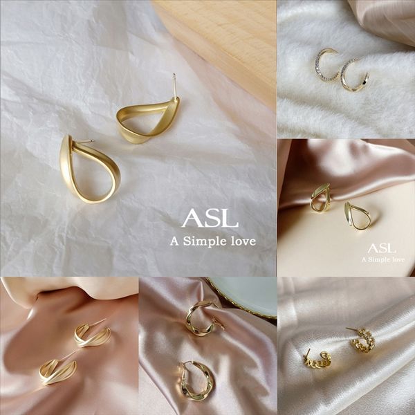 

e16o areteshave party earring hoop jewelry gift orecchini earrings pearl lovers mens hbwith wedding stamp engagement for women, Golden