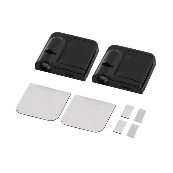

1 pair led car door logo white shadow welcome light original door light replace laser lamp projector lamp1
