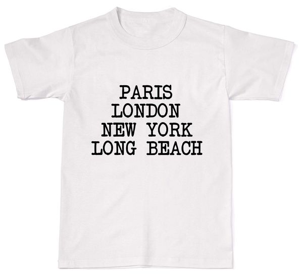 

2019 new york london paris long beach usa city mens womens cotton t shirt sport hooded sweatshirt hoodie