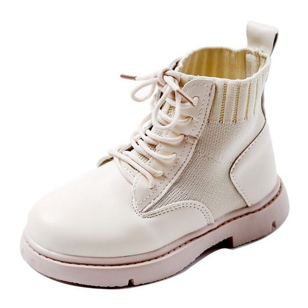 

kids shoes 2020 autumn children fashion mid calf short martin boots baby girls brand sport shoes toddlers pu leather shoes wmtqmy xhlove, Black