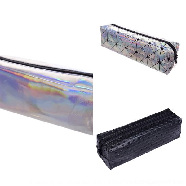 

43jog zohra case color pu leather solid color solid leather pencil pencil makeup case bag for women ygxhs