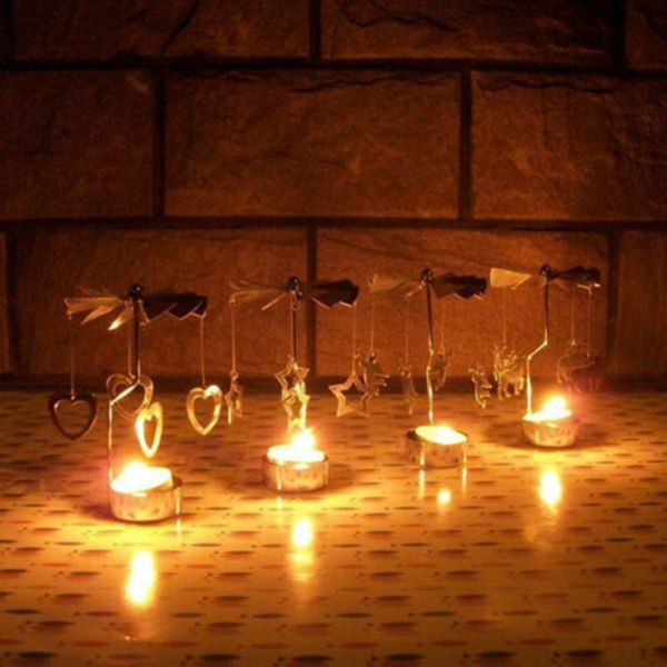 

fengrise metal candlestick merry christmas table decor for home rotating elk angel christmas ornament 2020 navidad xmas craft jllufz