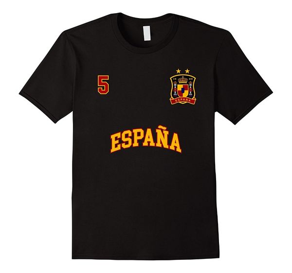 

fashion summer new design male designing spain number 5 soccers team spanish flag futbol espana tee hooded sweatshirt hoodie men t shirt