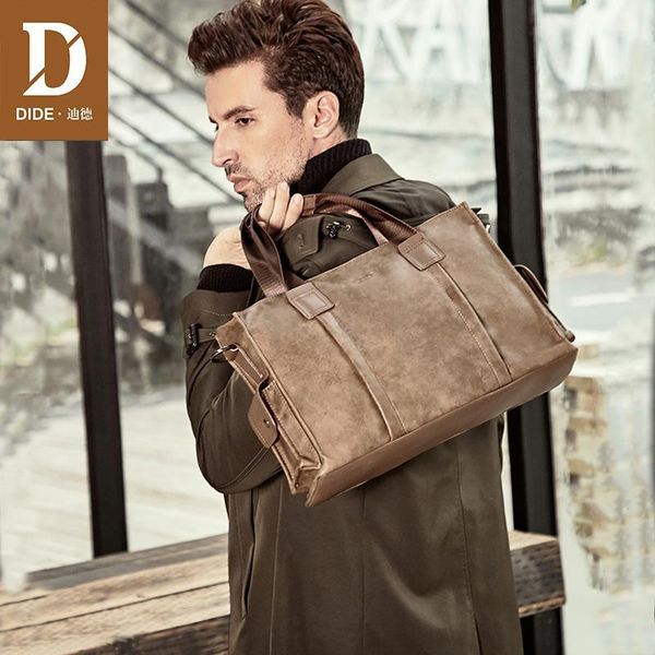 Cartelle DIDE Design Business Fashion Messenger Bag 14 'Laptop Messenger/Borse a tracolla Cartella da ufficio da uomo Borse da uomo1