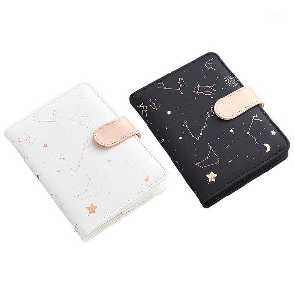 

new-cute monthly daily planner lined study notebook journal travel1, Purple;pink