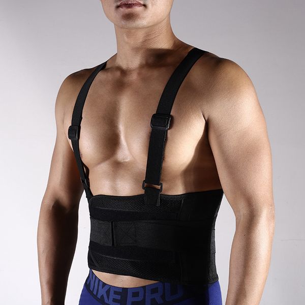 

men waist trainer girdle belt with strape men corset slimming waist cincher abdomen tummy shaper belt fitness sport waistband ljja4006, Black;brown
