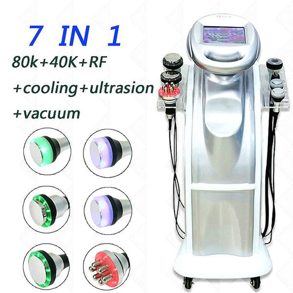 

2020 new multi-function face lift 80k ultrasonic cavitation 5d carving instrument rf vacuum rf vacuum body shaping slimming instrument