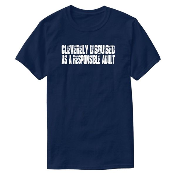 

knitted funny cleverly disguised as a responsible t shirt for men crew neck fitness tshirts tee shirt sport hooded sweatshirt hoodie
