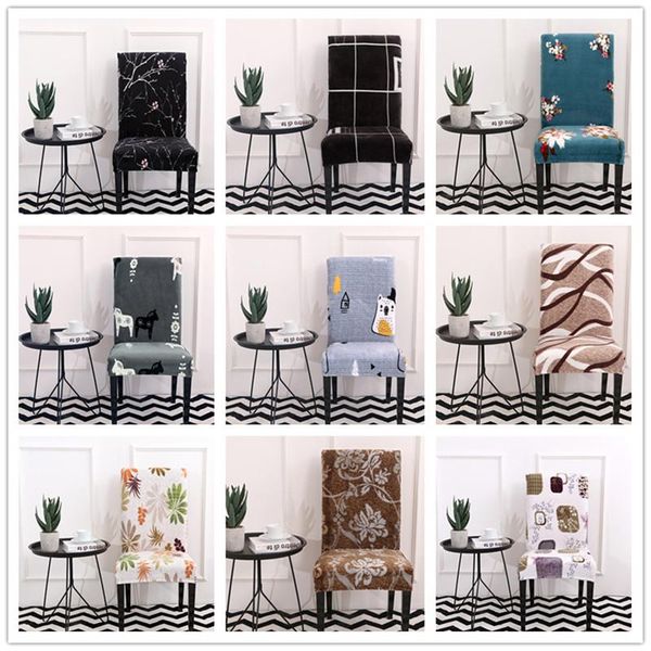 

gy7501-1 soft thick gyrohome 1pc dinning chair cover seat sarung kerusi spandex "customise "elastic fabric