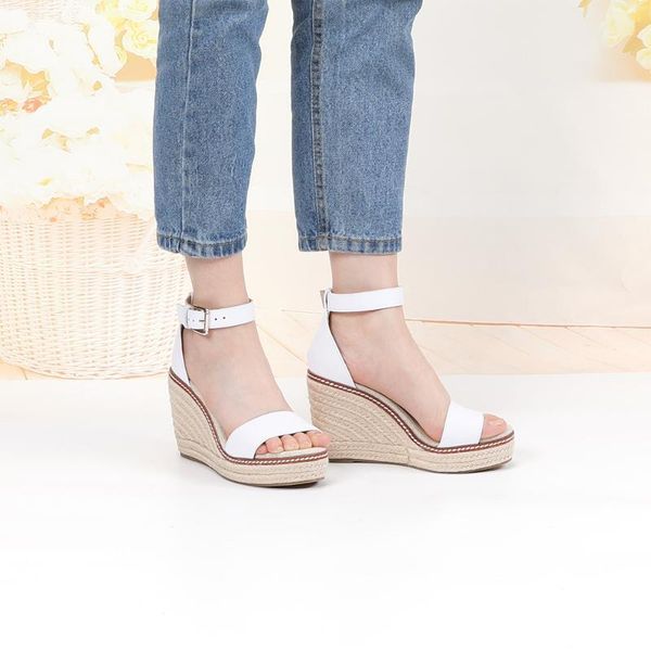 

sandals sapato feminino sandalias mujer sapatos mulher platform wedges shoes heel for dresses heels summer sale slip on wedge1, Black