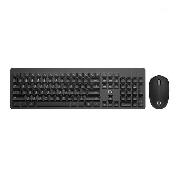 

stylish and comfortable universal ergonomic silent 2.4g wireless keyboard and mouse set for home ofice use, power saving1