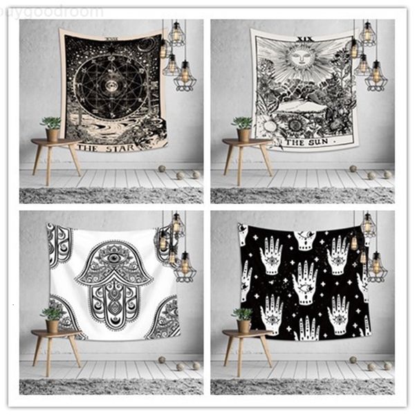 

16 designs tapestry euramerican divination astrology printing wall hanging bedroom decoration tablecloth yoga mat beach towel party backdrop
