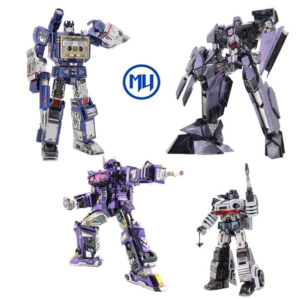 

mu 3d metal puzzle robot model 18 styles diy 3d laser cut assemble jigsaw toys deskdecoration gift for children y200421