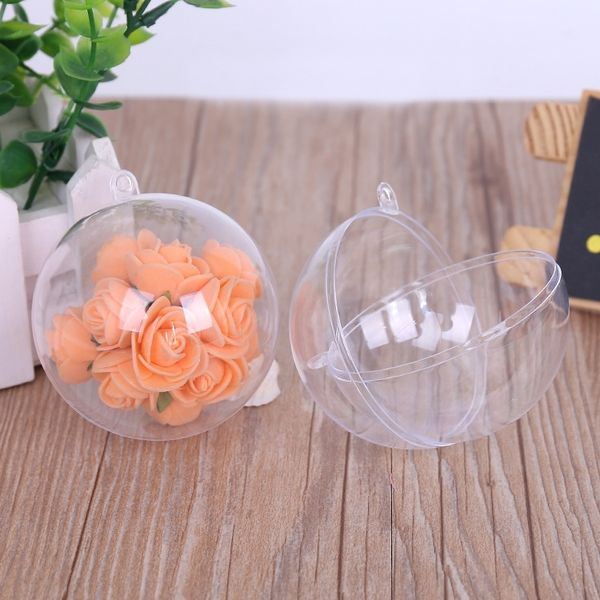 

q9yvi christmas 7cm decorative macarone flower transparent christmas 7cm decorative transparent ball macarone flower ball q0pyo